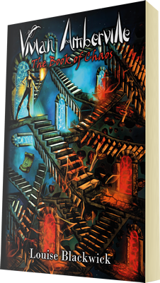 Vivian Amberville - The Book of Chaos by Louise Blackwick paperback Front cover